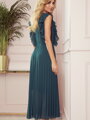 Elegantné dámske šaty 315-1 EMILY smaragd