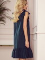 Elegantné dámske šaty 306-2 ROSITA smaragd