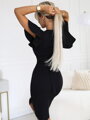 Elegantné čierne šaty NINA 479-9