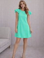 Dámske krátke mentolové šaty 