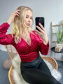 Romantické červené body pre dámy 