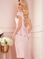 Luxusné šaty v pudrovo-ružovej farbe 192-13