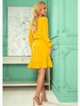 Elegantné šaty na leto 295-6 horčicové