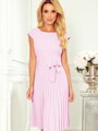 Dámske šaty s plisovanou sukňou 311-6 lila-fialová