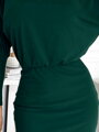 Dámske zelené slávnostné puzdrové šaty 399-2 