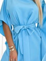 Trendy dámske šaty 287-26 v babyblue farbe