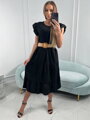 Dámske elegantné šaty 5997 čierne 