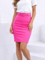 Štýlová dámska sukňa v ružovej farbe 