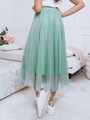 Týlová zelená midi sukňa 
