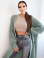 Oversized dámsky kardigán IT-8 mentol