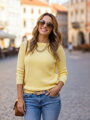 Dámsky sveter HONEY - žltý