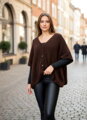 Dámsky čokoládový kardigán bez rukávov