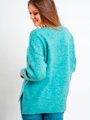 Dámsky pletený oversize sveter ORION mint
