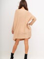 Oversize dámsky SW169-23 camel sveter