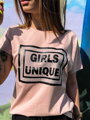 Dámske tričko MFY GIRLS UNIQUE ružové 