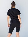 Trendy oversize tričko VSB CASANDRA čierna 