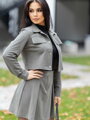 Moderné croptop sako VSB LISA oliva