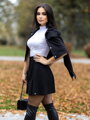 Čierna moderná VSB LISA sukňa