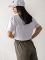 Dámsky basic biely croptop VSB LILLY 