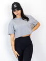 Bavlnený croptop v sivej farbe VSB LILLY 