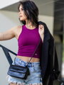 Štýlový dámsky VSB LOLLY croptop purple