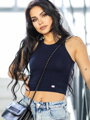 Trendy dámsky VSB LOLLY croptop darkblue