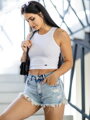 Dámsky VSB LOLLY croptop biely 