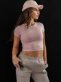 Dámsky croptop v ružovej farbe VSB PATTY 
