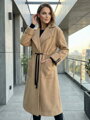 Dámsky VSB KLOE predĺžený kabát camel 
