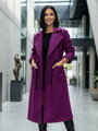 Elegantný kabát VSB KLOE fialový
