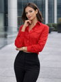 Dámska košeľa ZORA v červenej farbe