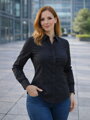 Čierna dámska košeľa Slim-Fit VS-DK1727