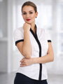 Biela dámska košeľa  Slim Fit VS-DK1720