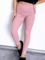 Dámske rebrované legíny babypink VSB NAOMI