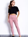 Dámske rebrované legíny babypink VSB NAOMI