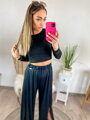 Damen Sommerhose VSB PALAZZO in Schwarz