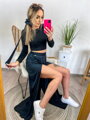 Damen Sommerhose VSB PALAZZO in Schwarz
