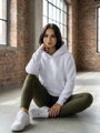 Oversize dámska mikina VSB BASIC biela