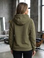 Pohodlná dámska mikina VSB BASIC khaki