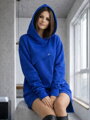 Dámska oversize mikina VSB WELLA blue
