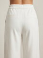 Dámske biele elegantné nohavice VSB LEMI 