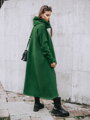 Dámske zelené pončo VSB Collection LONG 