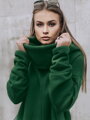 Dámske zelené pončo VSB Collection LONG 