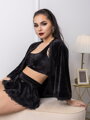 Dámsky pyžamový set JANNYS VSB22 black 
