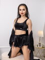 Dámsky pyžamový set JANNYS VSB22 black 