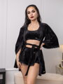 Dámsky pyžamový set JANNYS VSB22 black 