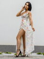 Dámske MAXI šaty VS white floral 