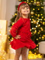 Detské VSB VELVET RED šaty 
