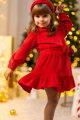 Detské VSB VELVET RED šaty 