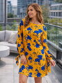 Dámske šaty VS-SA-1912 vzor kvietok